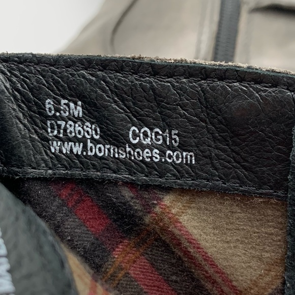 Born Leather Knee High Riding Boots in Olive Taupe Size 6.5M - Picture 11 of 14